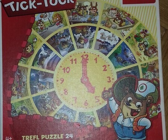 Sprzedam puzzle trefl, pory dnia i godziny. Stan bardzo 