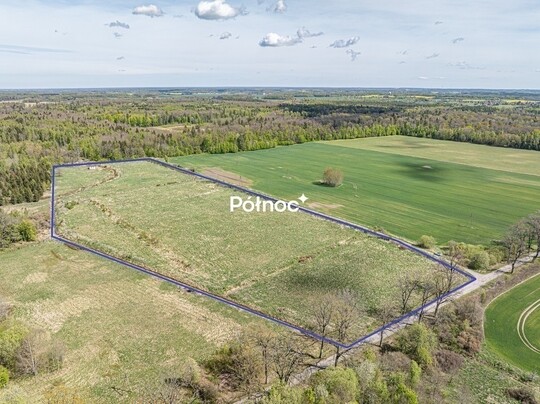 PÓŁNOC NIERUCHOMOŚCI Sprzedam działkę - Pierławki. Na 