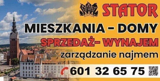 STATOR NIERUCHOMOŚCI - 31 LAT W ELBLĄGU Pilnie poszukujemy 