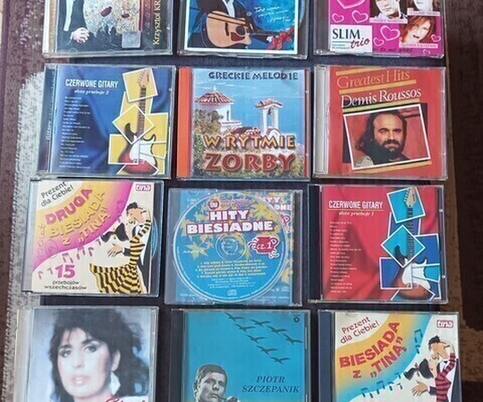 Mam do sprzedania; 19 płyt z muzyką rozrywkową na CD, 4 