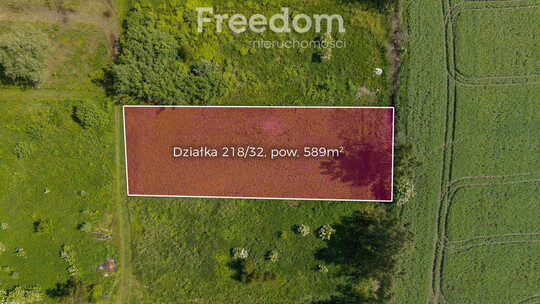 FREEDOM NIERUCHOMOŚCI Sprzedam działkę - Nowotna. 