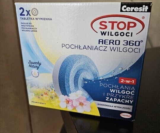 Tabletki wymienne - pochłaniacz wilgoci. Nowe, 