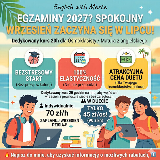 Egzamin 8-klasisty lub Matura w 2027? Spokojny wrzesień 