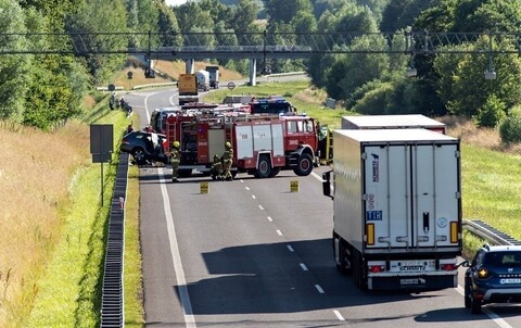 Tragedia na S22. Nie żyją cztery osoby