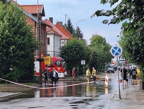Podtopienia w Tolkmicku i gminie Rychliki