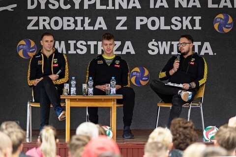 Spotkanie z siatkarskimi mistrzami