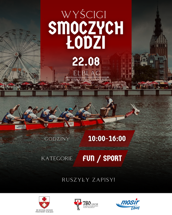 Wyścigi Smoczych Łodzi ponownie na rzece Elbląg