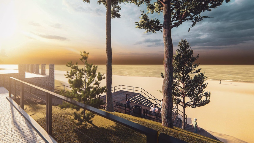 Tak będą wyglądały odnowione wejścia na plażę w Stegnie