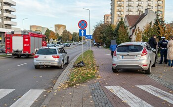 >Kolizja na skrzyżowaniu