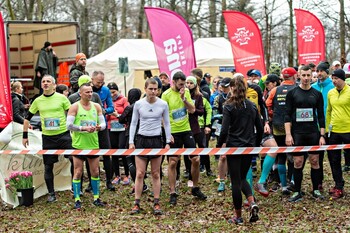 >Półmaraton w deszczu