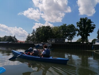 >Kajakiem wokół Wyspy Spichrzów (portEl testuje) 