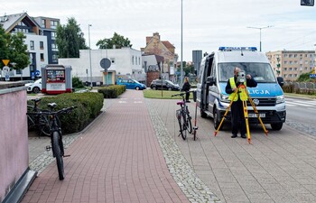>Zderzenie dwójki rowerzystów
