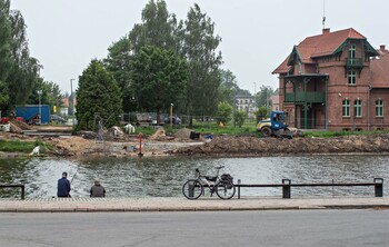 >Wapienna zyska przy okazji budowy tymczasowego mostu