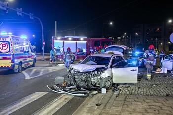 >Wypadek przy szkole muzycznej