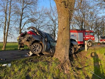 >Poważny wypadek pod Braniewem