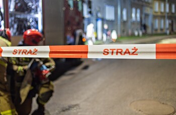 >Akcja służb na Fabrycznej