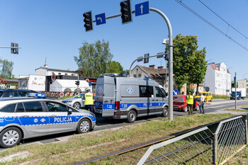>Problematyczna kolizja na Grunwaldzkiej