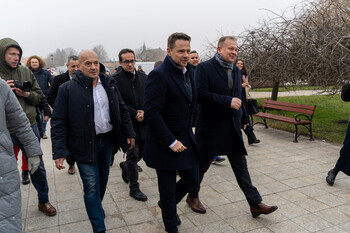 >Rafał Trzaskowski w Elblągu: Taki projekt przekopu wreszcie można pochwalić