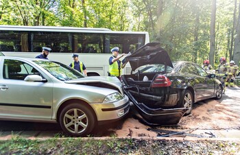 >Wypadek autokaru pod Kadynami