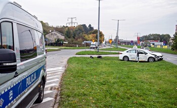 >Kolizja na skrzyżowaniu