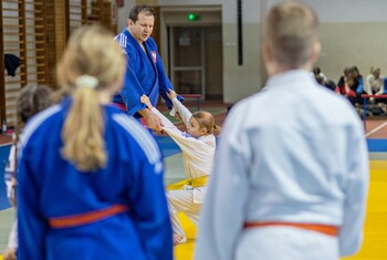 >Judoka Przemysław Matyjaszek na „Spotkaniu z Mistrzem“
